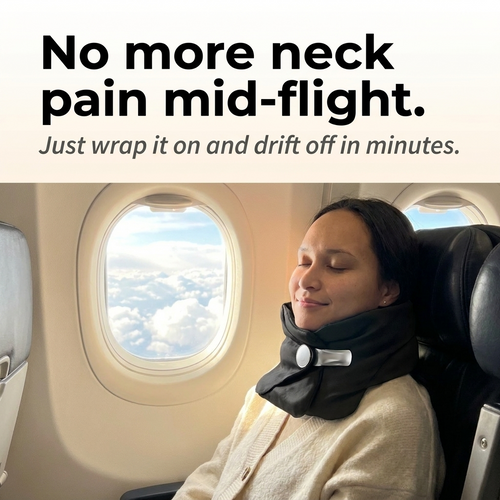 DriftWrap — Wraparound Travel Pillow